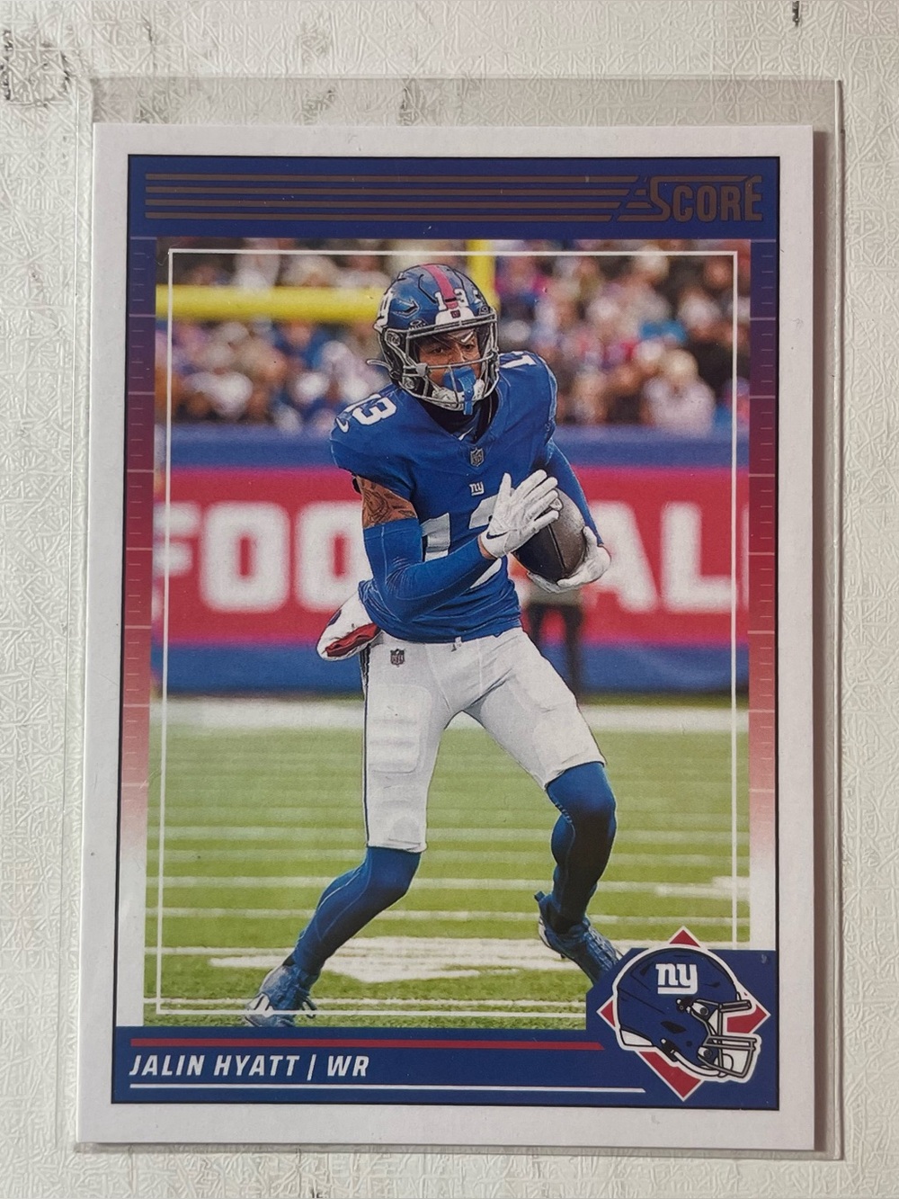 2024 Panini Score - #208 Jalin Hyatt - New York Giants NM